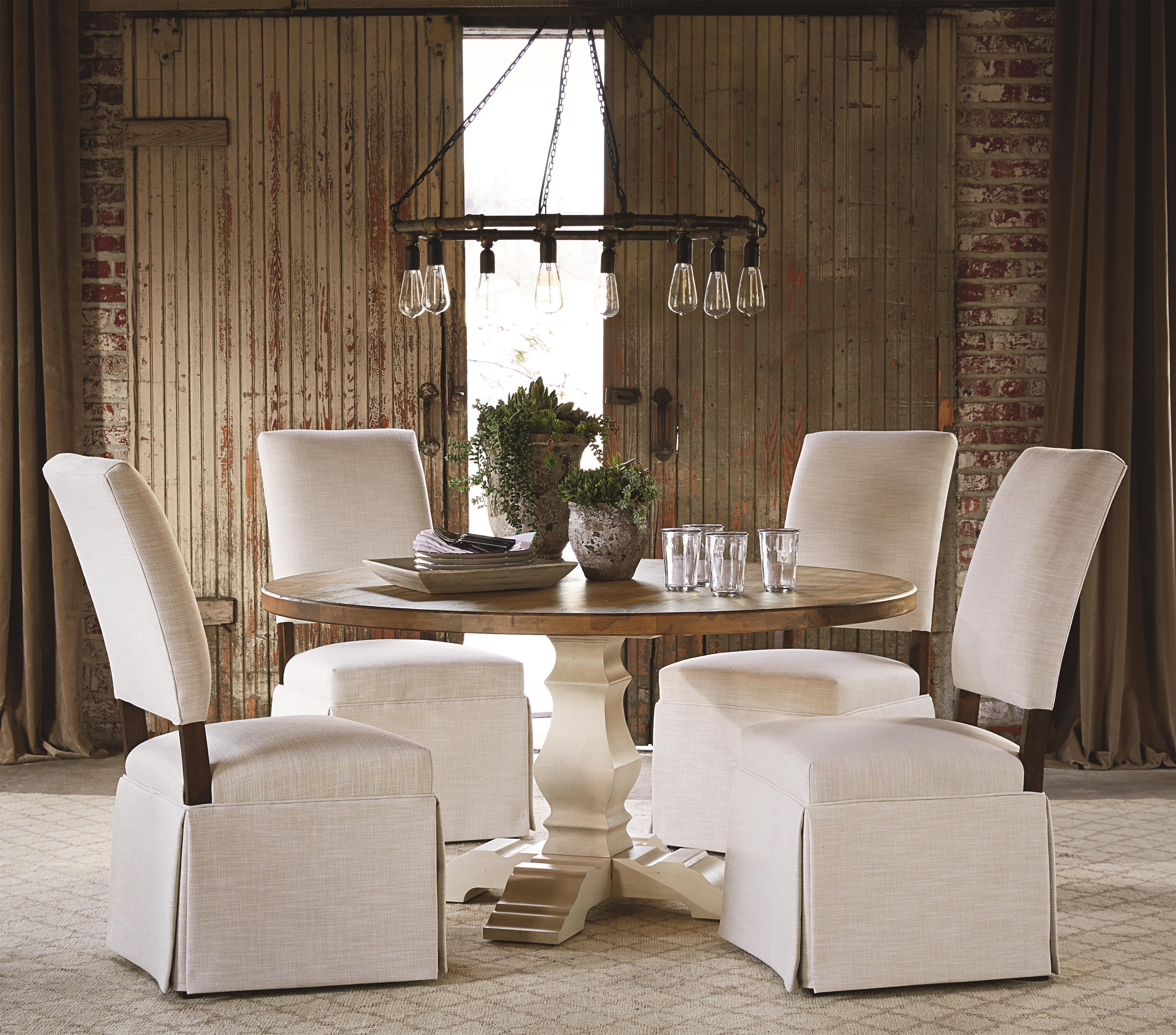 Bassett Bench Made Maple 60" Round Tavern Table Find Your Furniture